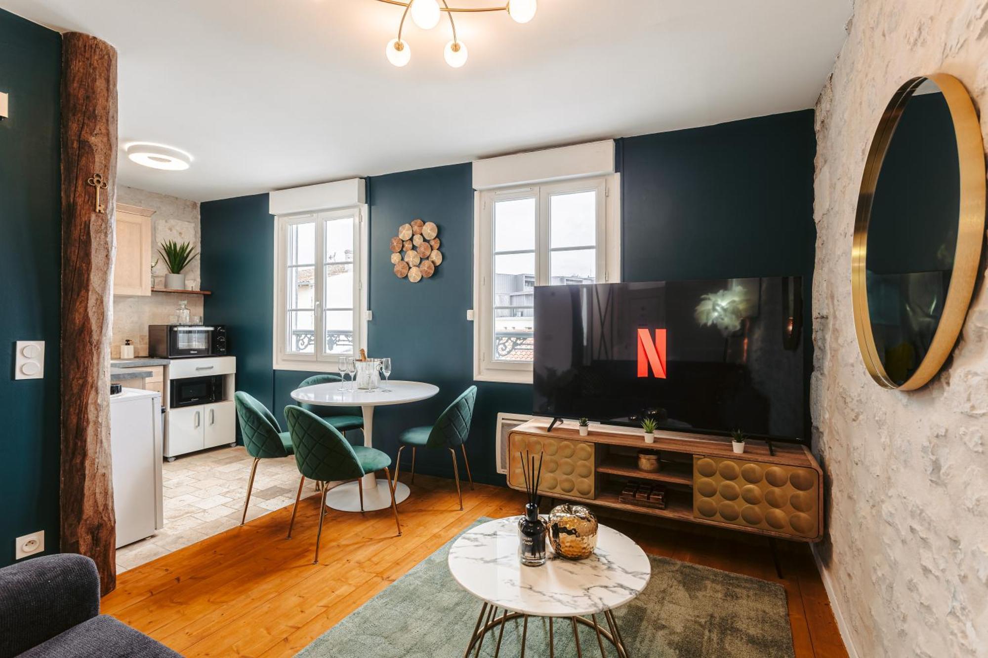Gatsby - Elegant, Central, Fibre, Tv 4K, Netflix, Literie Confortable La Rochelle  Exterior foto